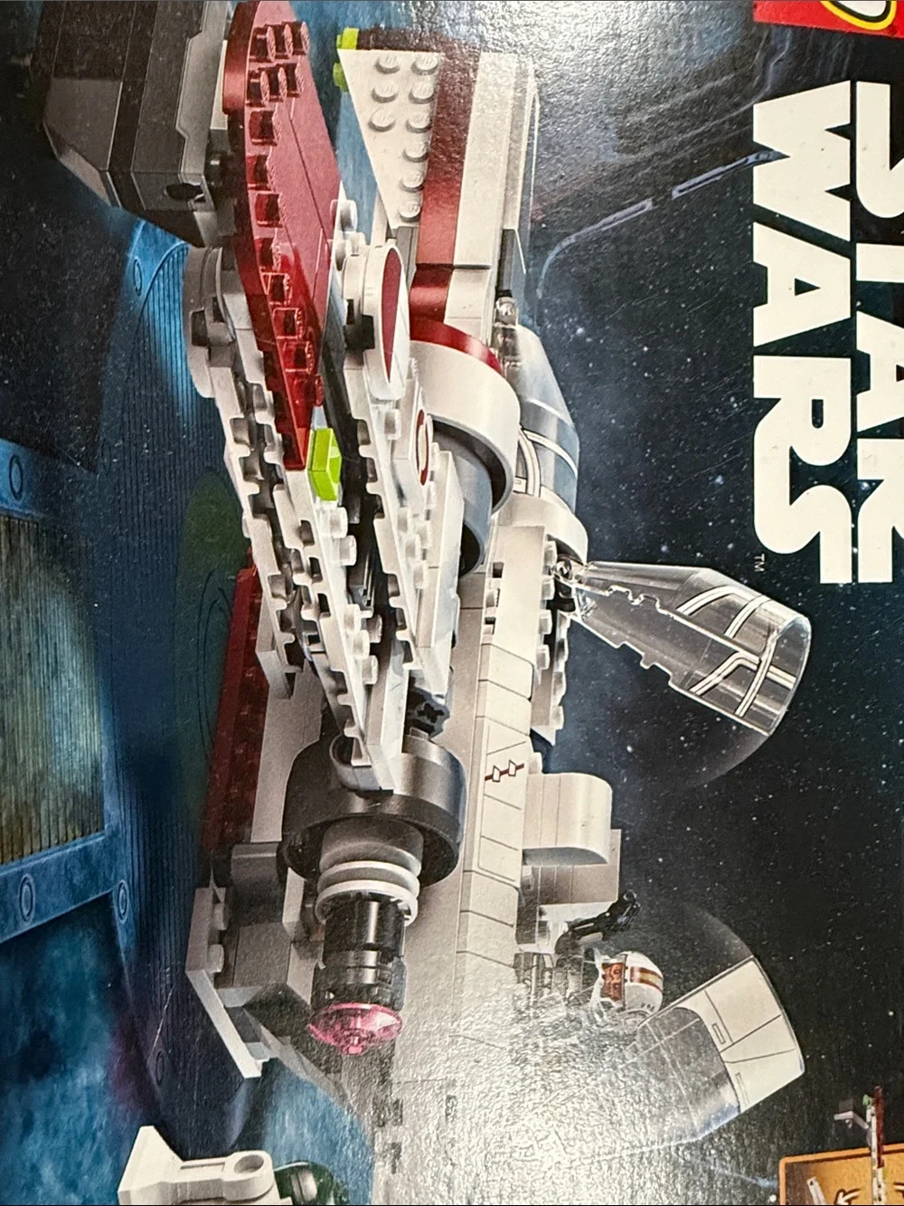 Lego Star Wars White Red Resistance Fighter Ship